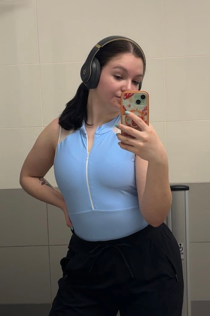 TUSCANY HALF ZIP LEOTARD