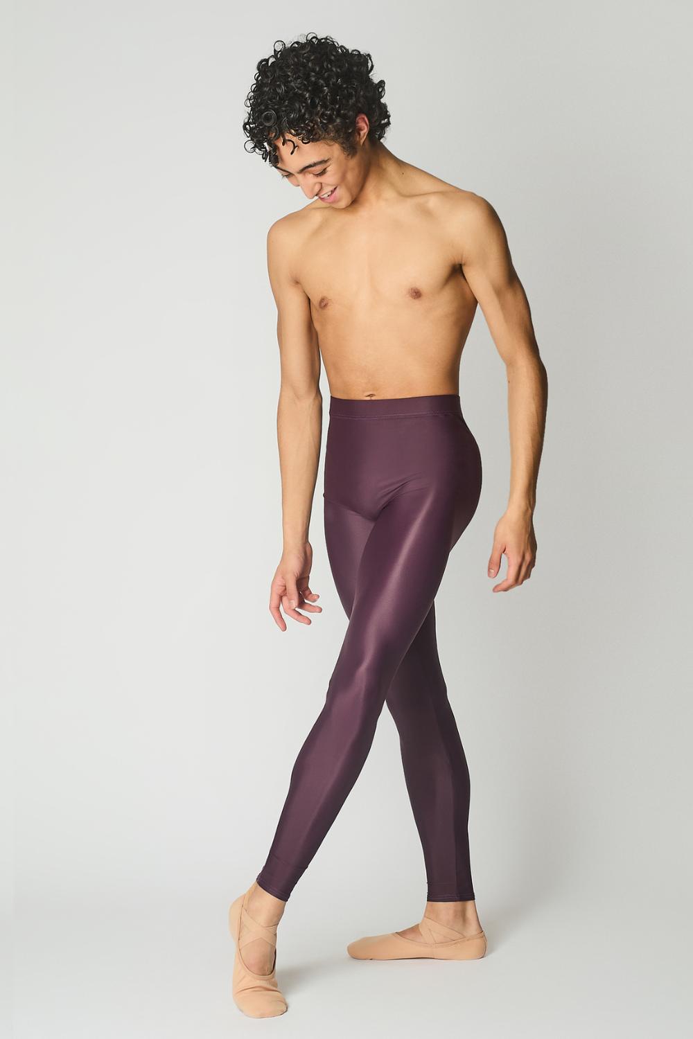 Men's Po Delta Dance Tights - Cherry Noir