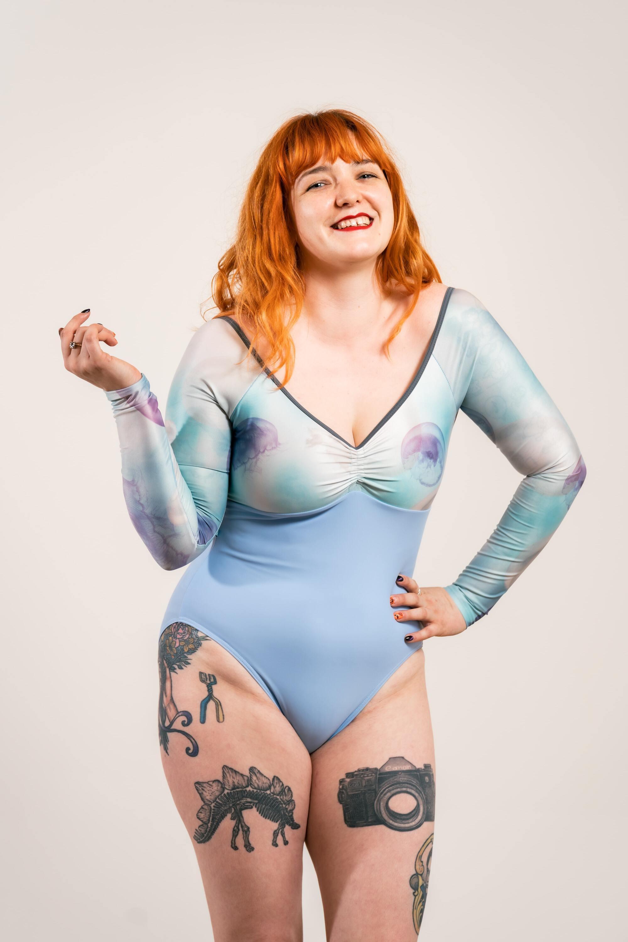 ALEXANDRIA FULL SLEEVE LEOTARD - - Imperfect Pointes
