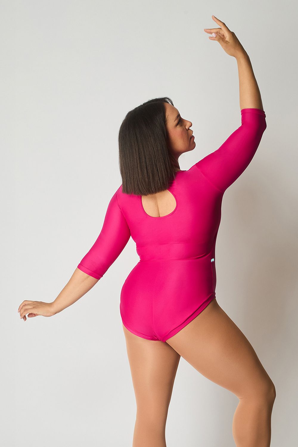 We Got Boobs dance leotard - Hot Pink