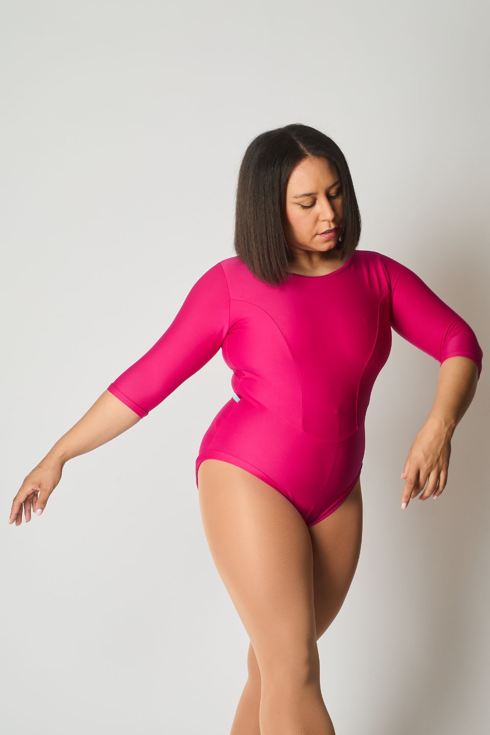 We Got Boobs dance leotard - Hot Pink