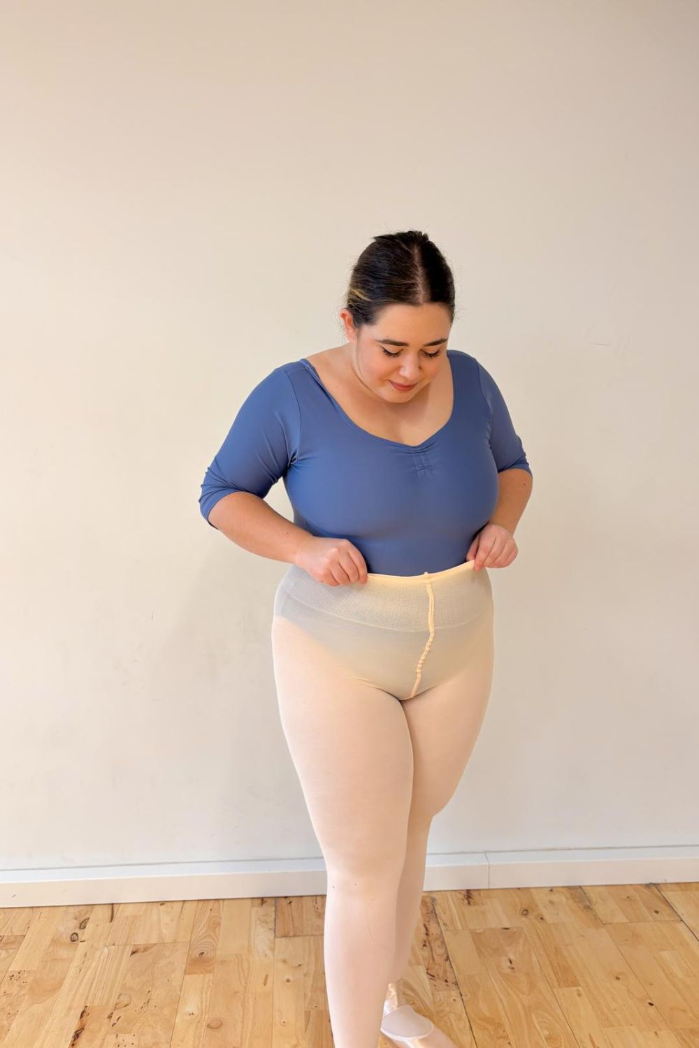 Barcelona Half Sleeve Ruched Leotard Custom