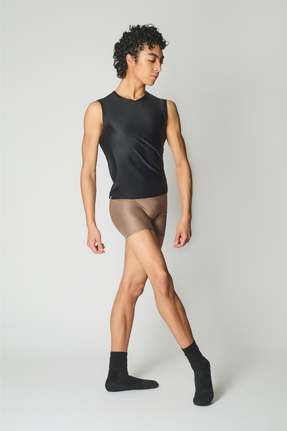 Men's Dance Shorts - Mocha