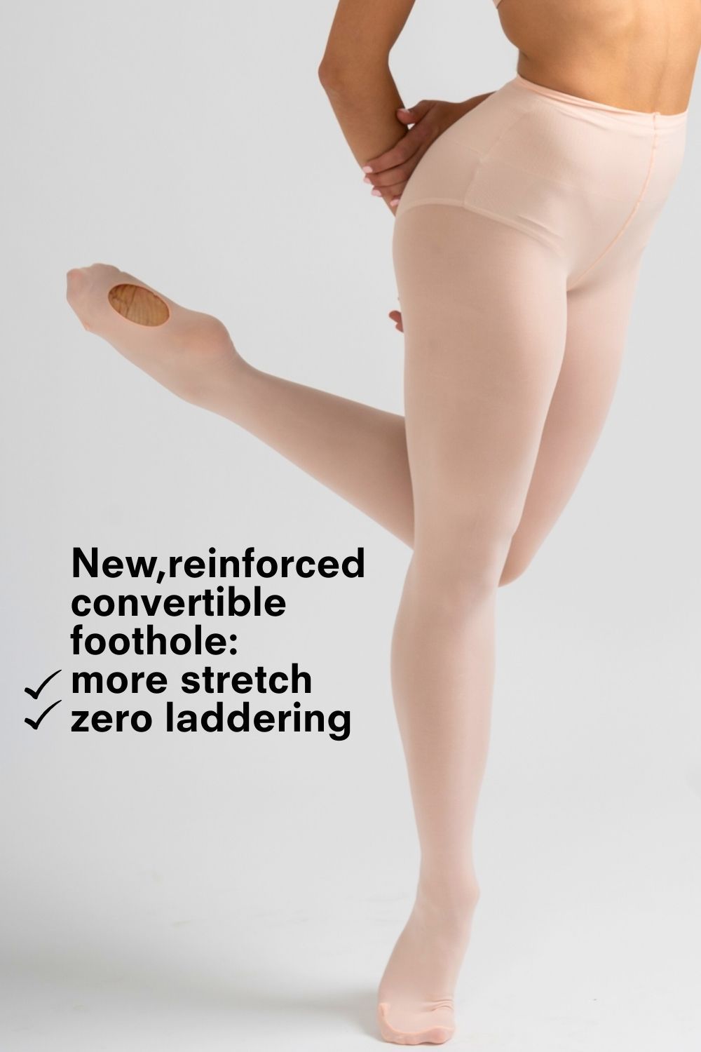 NEW IMPROVED Ballet Tights Convertible - Pink