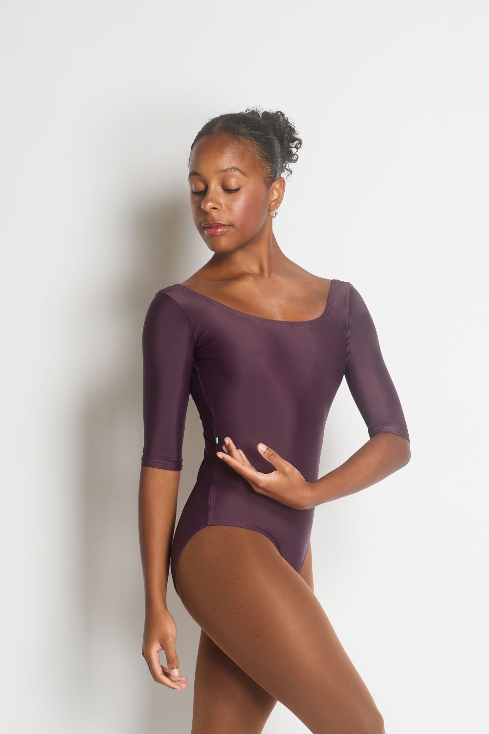 black-ballerina-wearing-barcelona-leotard-in-cherry-noir