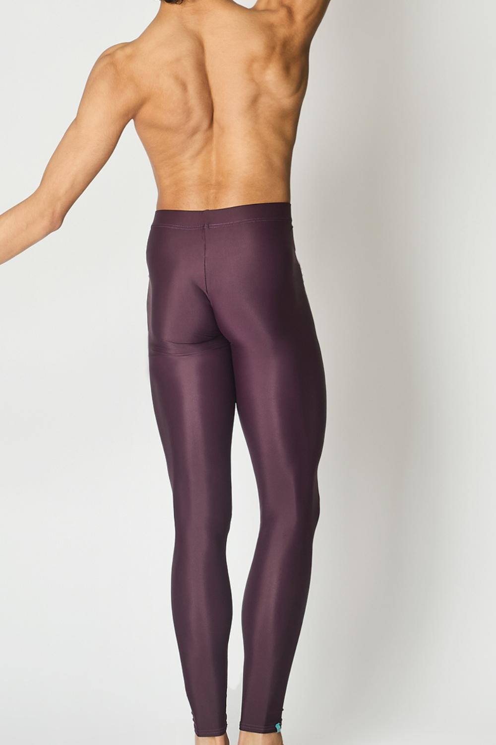 Men's Po Delta Dance Tights - Cherry Noir