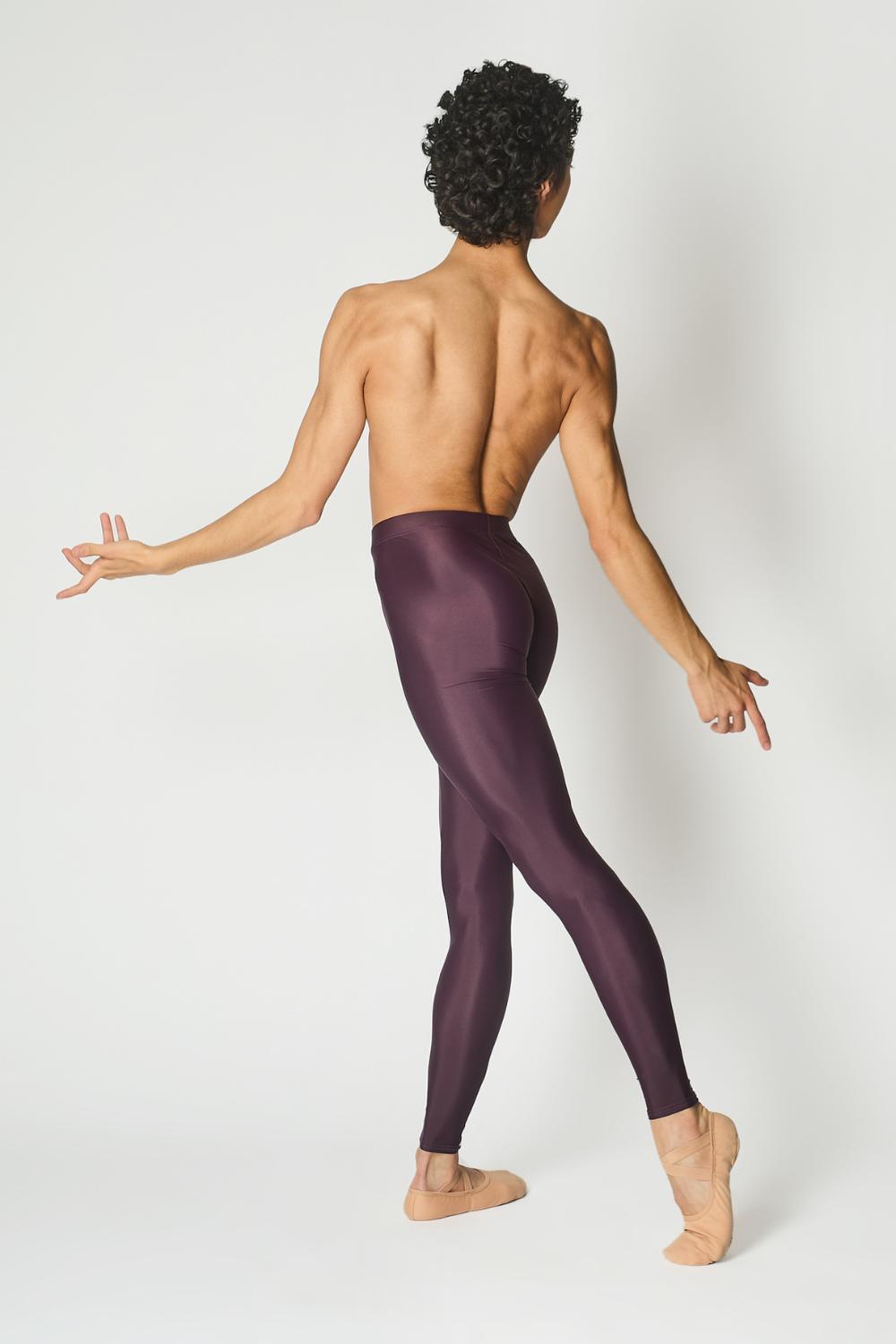 Men's Po Delta Dance Tights - Cherry Noir