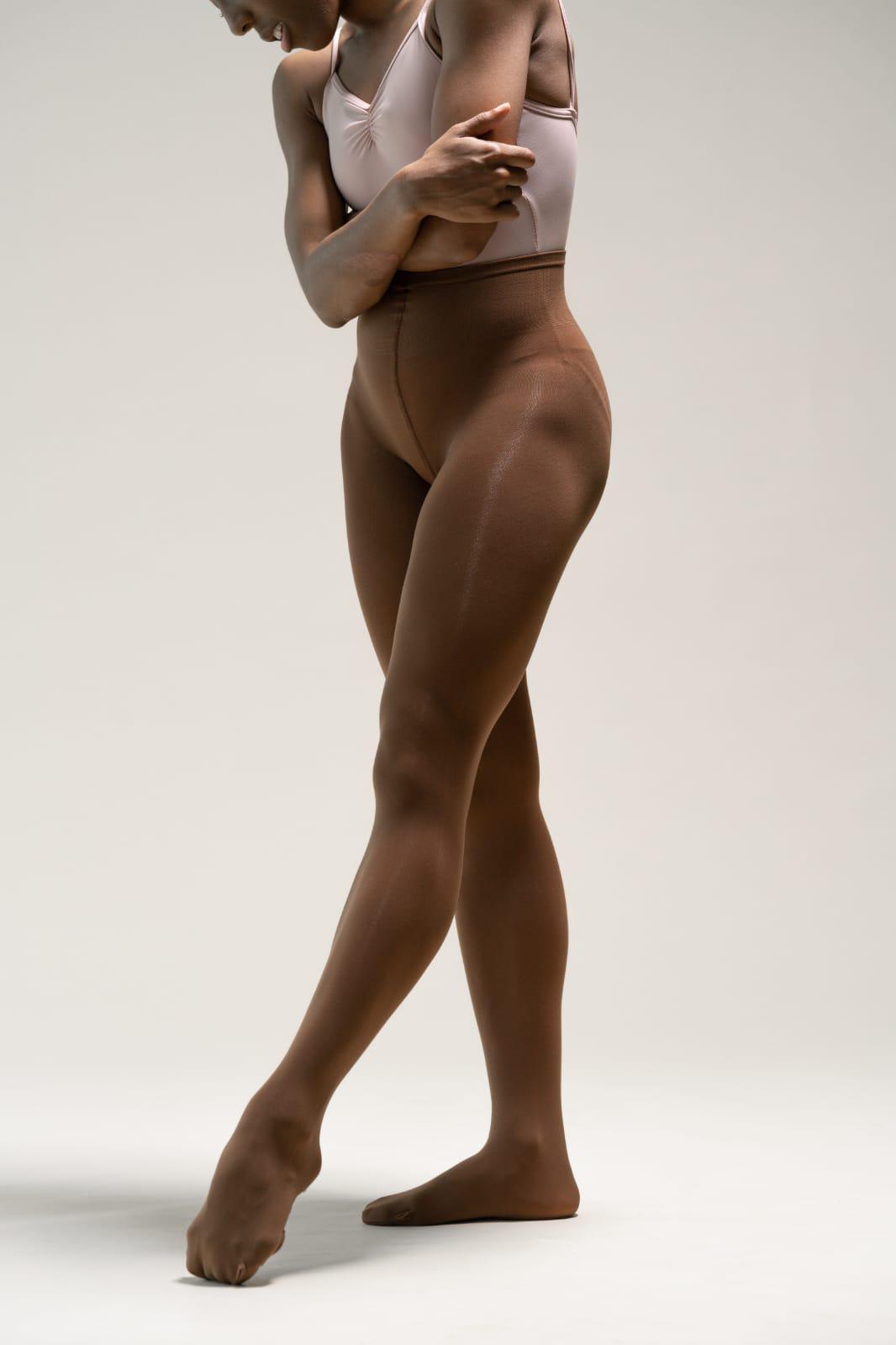 Convertible Ballet Tights-Ballet Tights-Brown-Sustainable-Imperfect Pointes