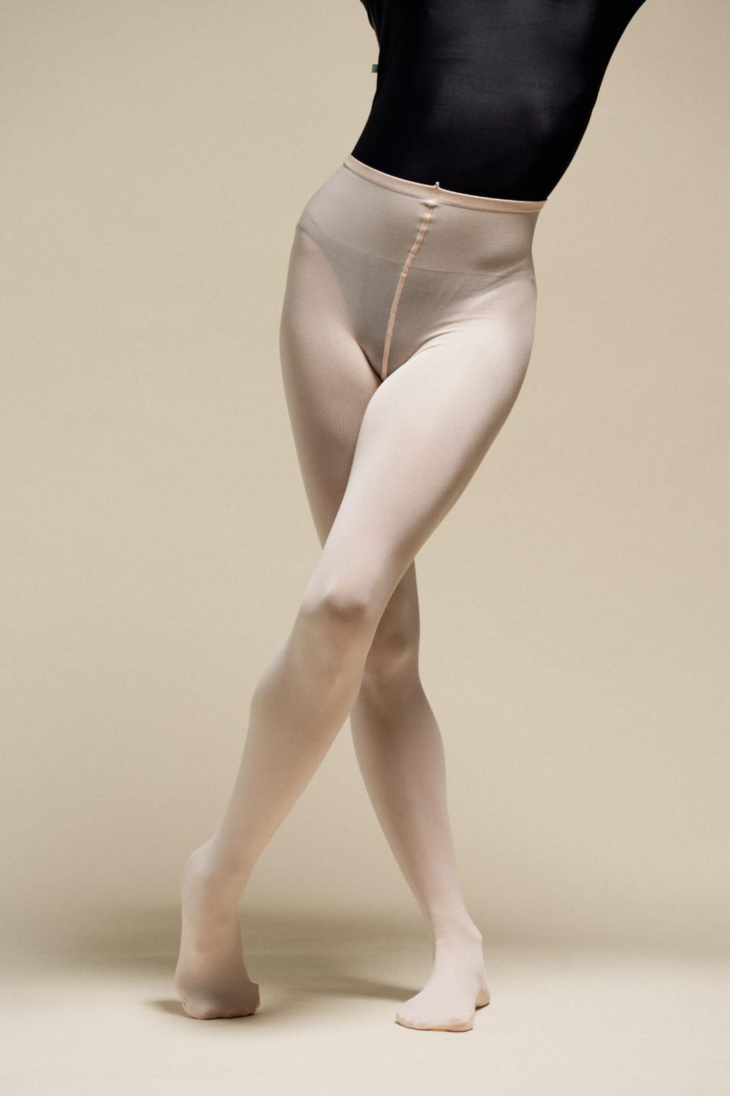Convertible Ballet Tights-Ballet Tights-Pink-Sustainable-Imperfect Pointes