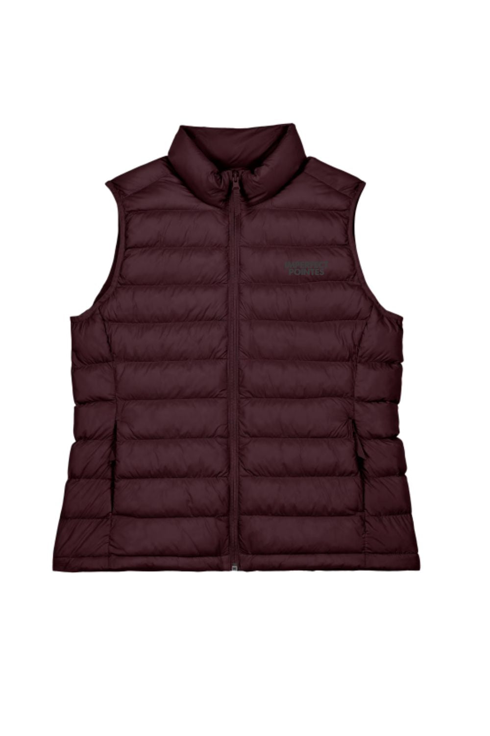 Womens Quilted Bodywarmer Gilet with BLACK Embroidered  Logo
