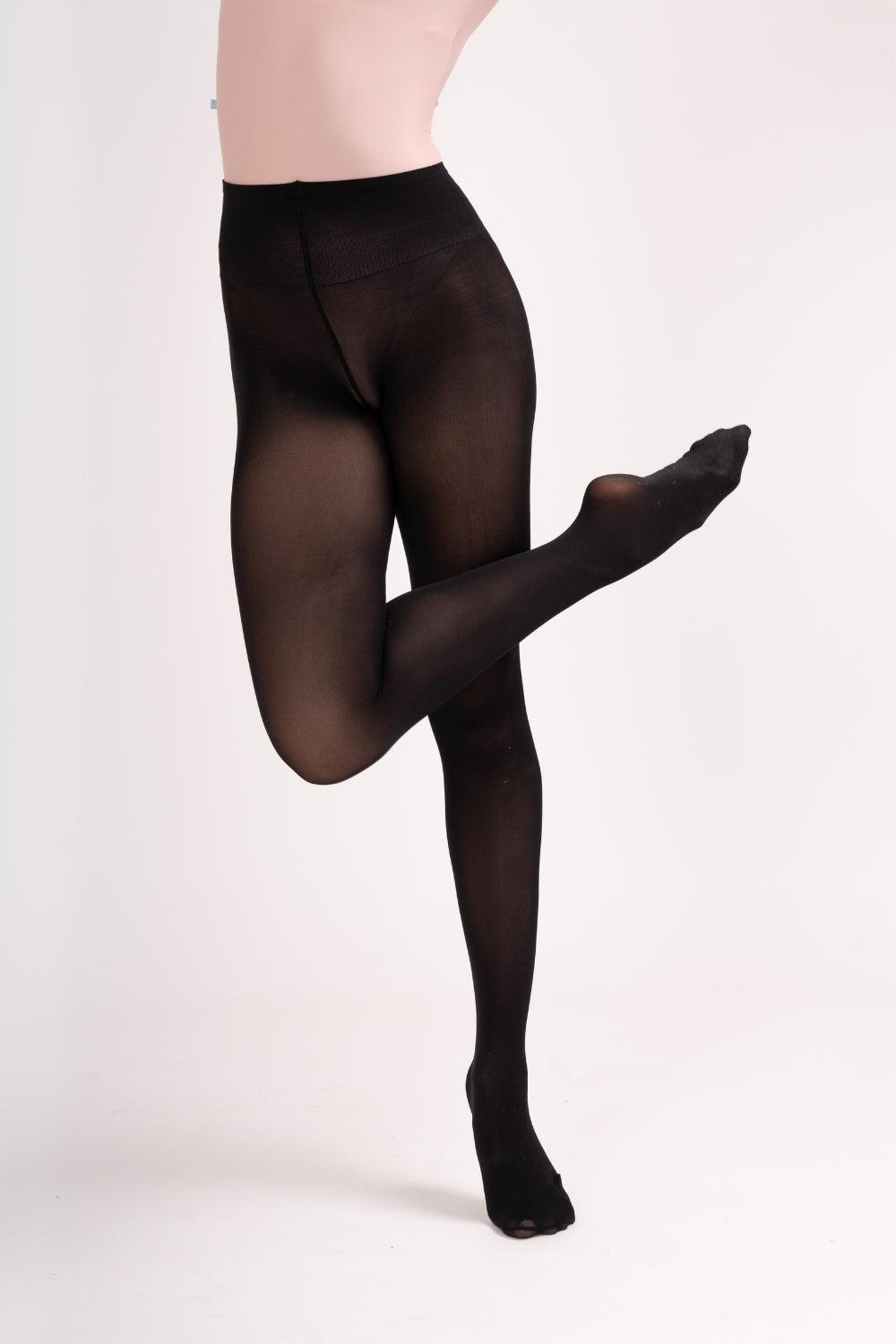 GIRLS Two pack Convertible Ballet Tights - Black - - Imperfect Pointes