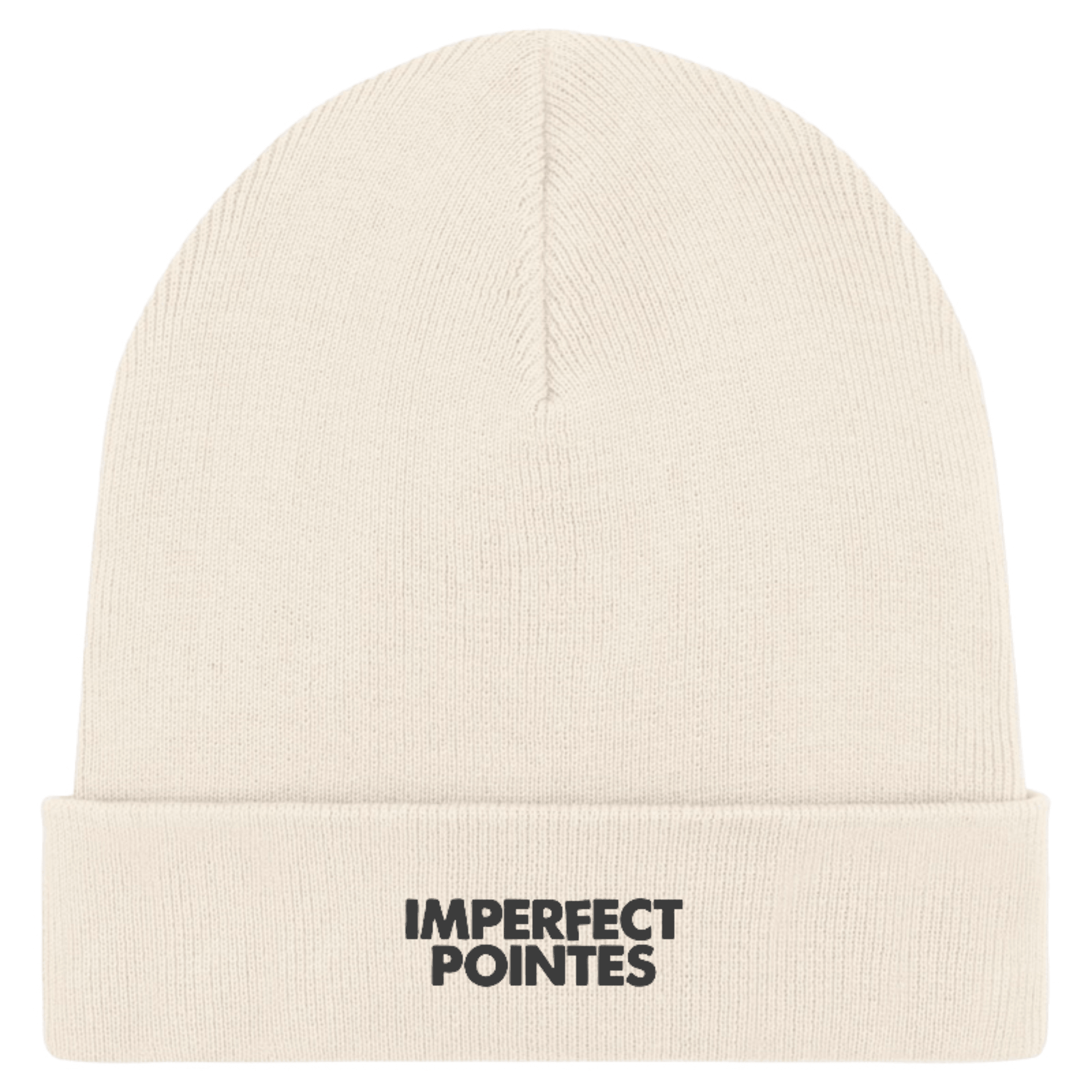 Imperfect Pointes Ribbed Beanie Embroidered - Accessories, Ready to Ship - Imperfect Pointes