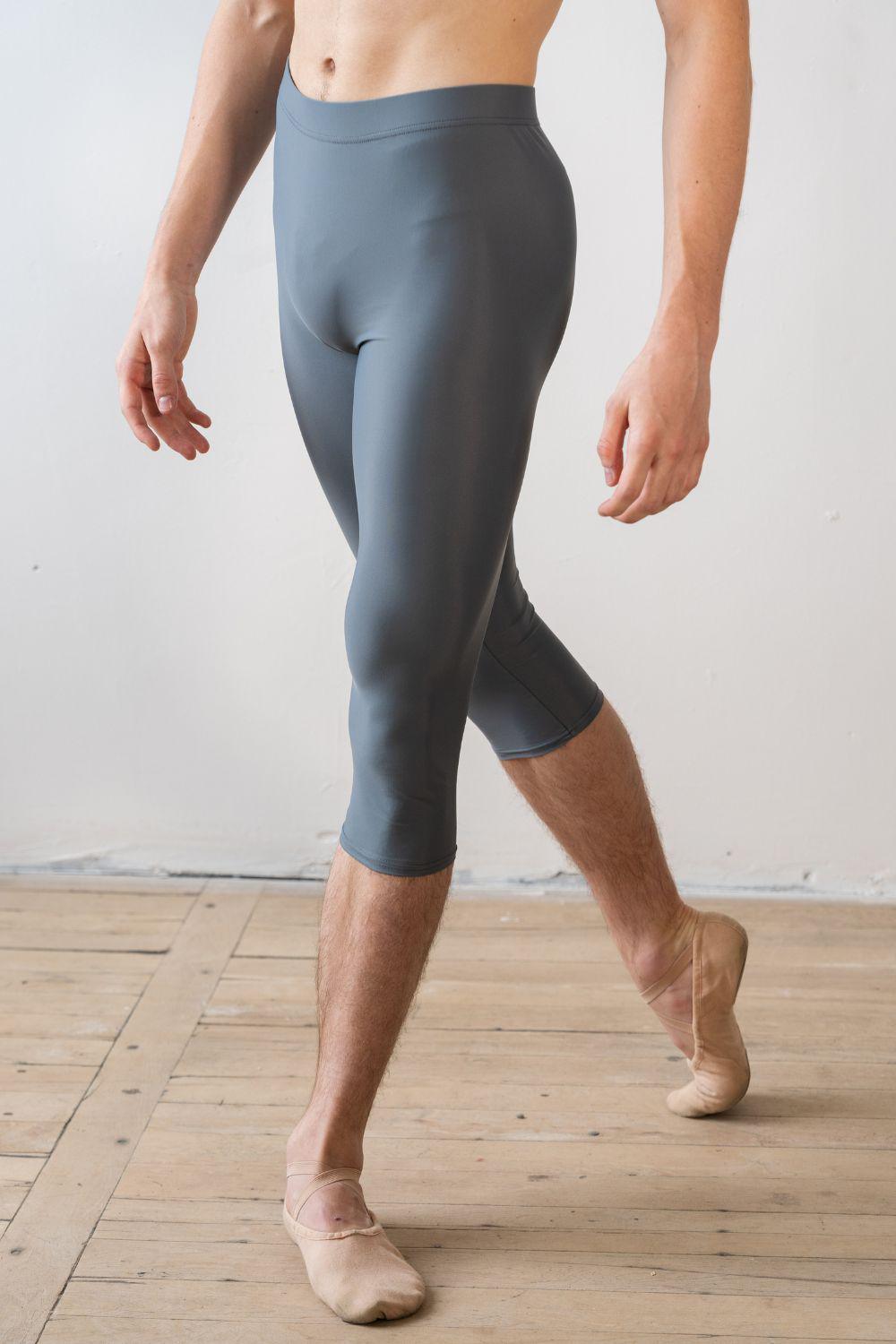 Men's Below Knee Dance Tights -Grey-Men's Ballet Tights Sustainable-Imperfect Pointes- Modbury