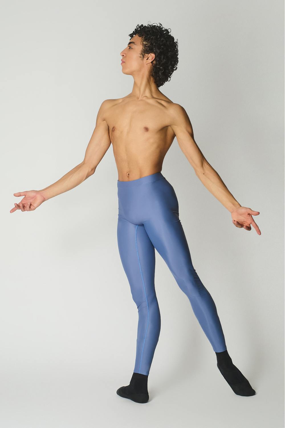 Men's Po Delta Dance Tights - Film Blue