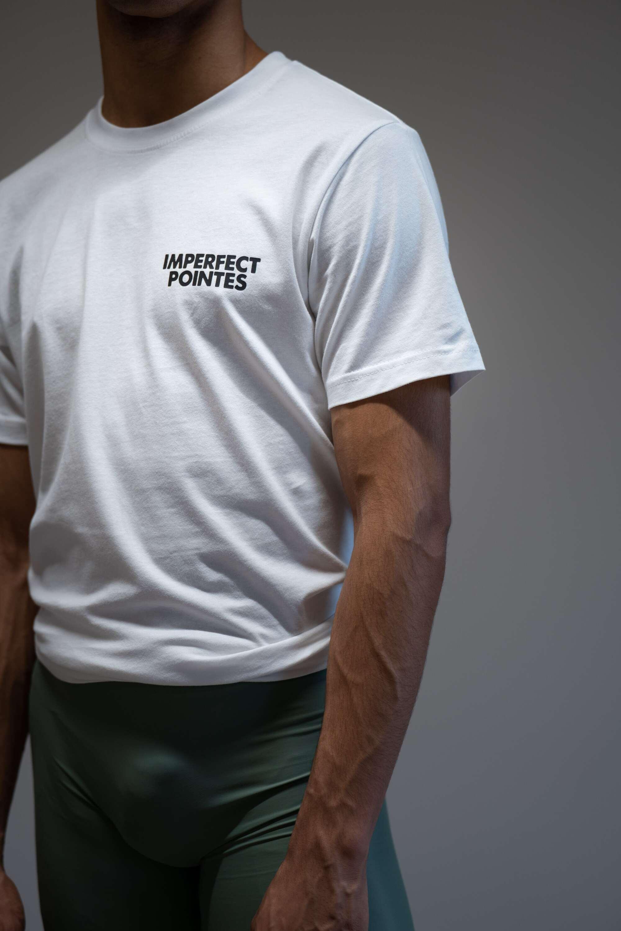 T-shirt Imperfect Pointes Logo-t-shirt-Small-White-Imperfect Pointes
