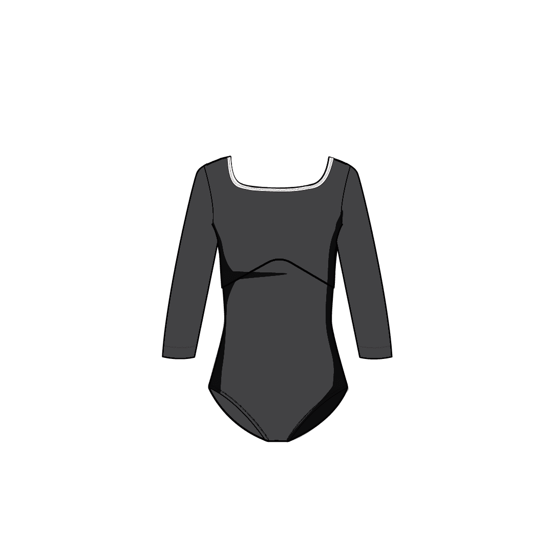 MERSEY LONG SLEEVE LEOTARD - Made to Order - Imperfect Pointes